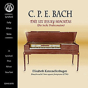 CPE Bach: The Six Essay Sonatas (Die Sechs Probesonaten) - <font color="bf0606"><i>DOWNLOAD ONLY</i></font> LEMS-8078