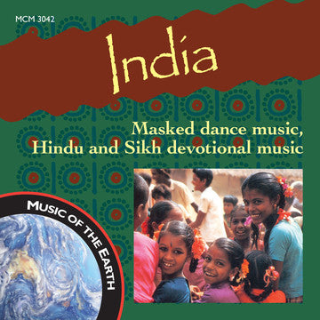 India: Masked Dance Music, Hindu and Sikh Devotional Music <font color="bf0606"><i>DOWNLOAD ONLY</i></font> MCM-3042