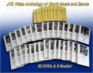JVC Anthology of World Music and Dance on 30 DVDs and 1 CD-ROM with 9 printable, searchable and copy-permission books